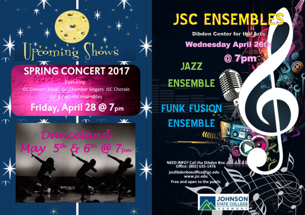 JSC Ensembles program - Spring 2017(cover)