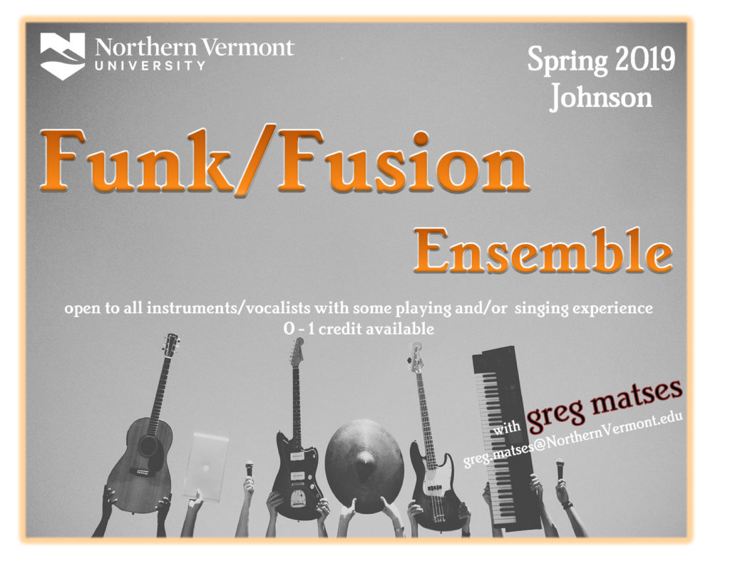 Northern Vermont University Funk / Fusion Ensemble