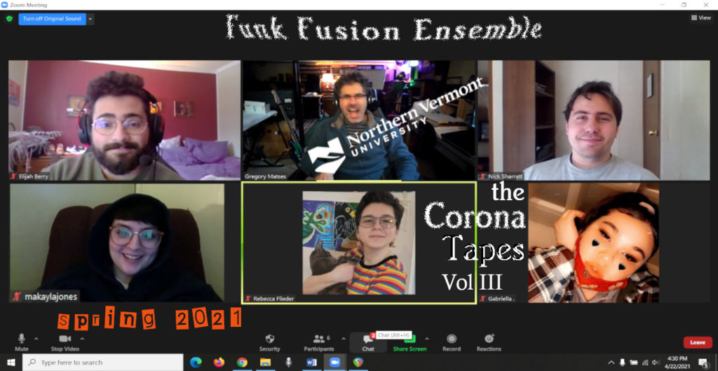 Northern Vermont University - Funk Fusion Ensemble (Spring 2021)